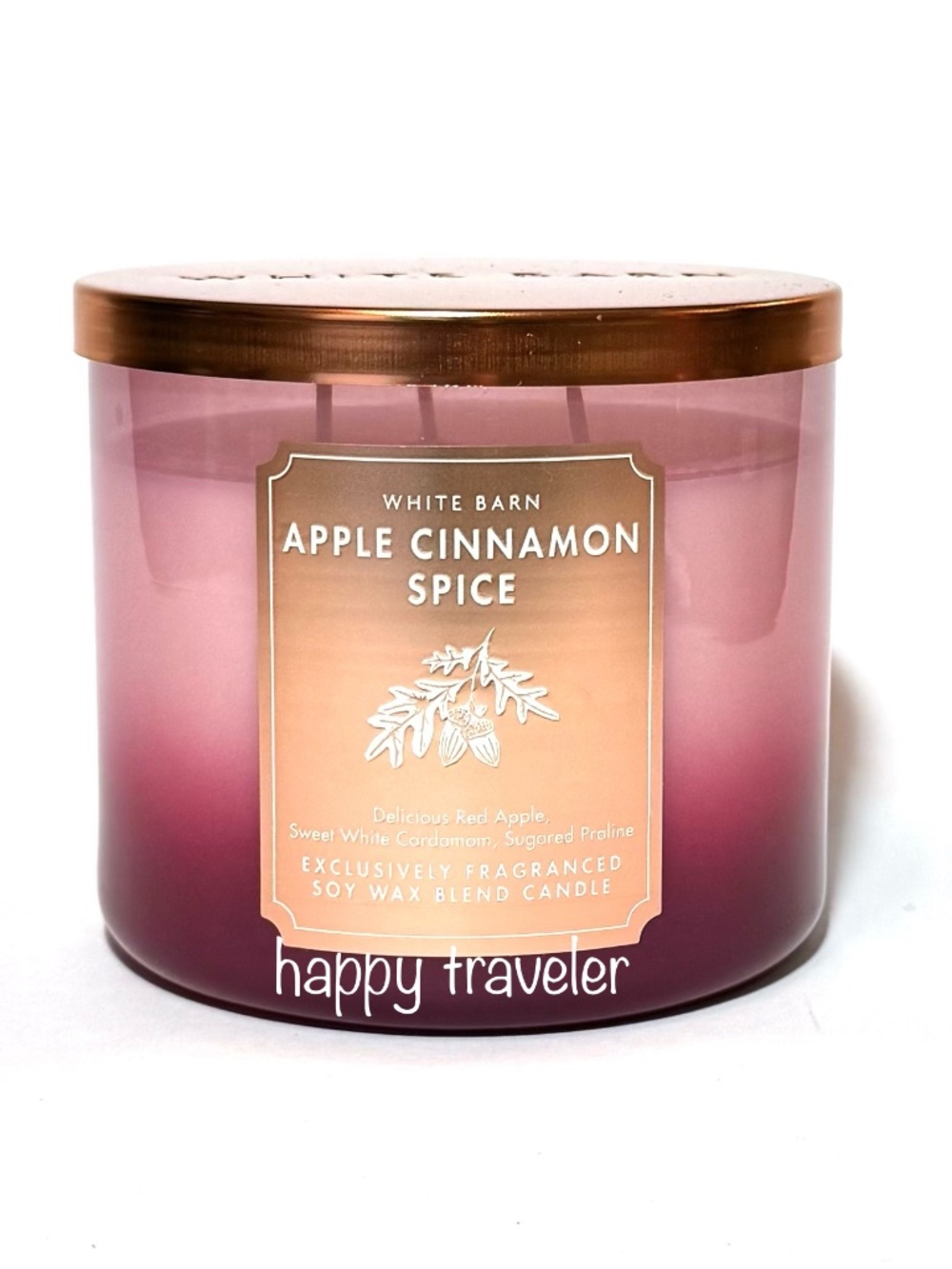 APPLE CINNAMON SPICE 3-Wick Candle
